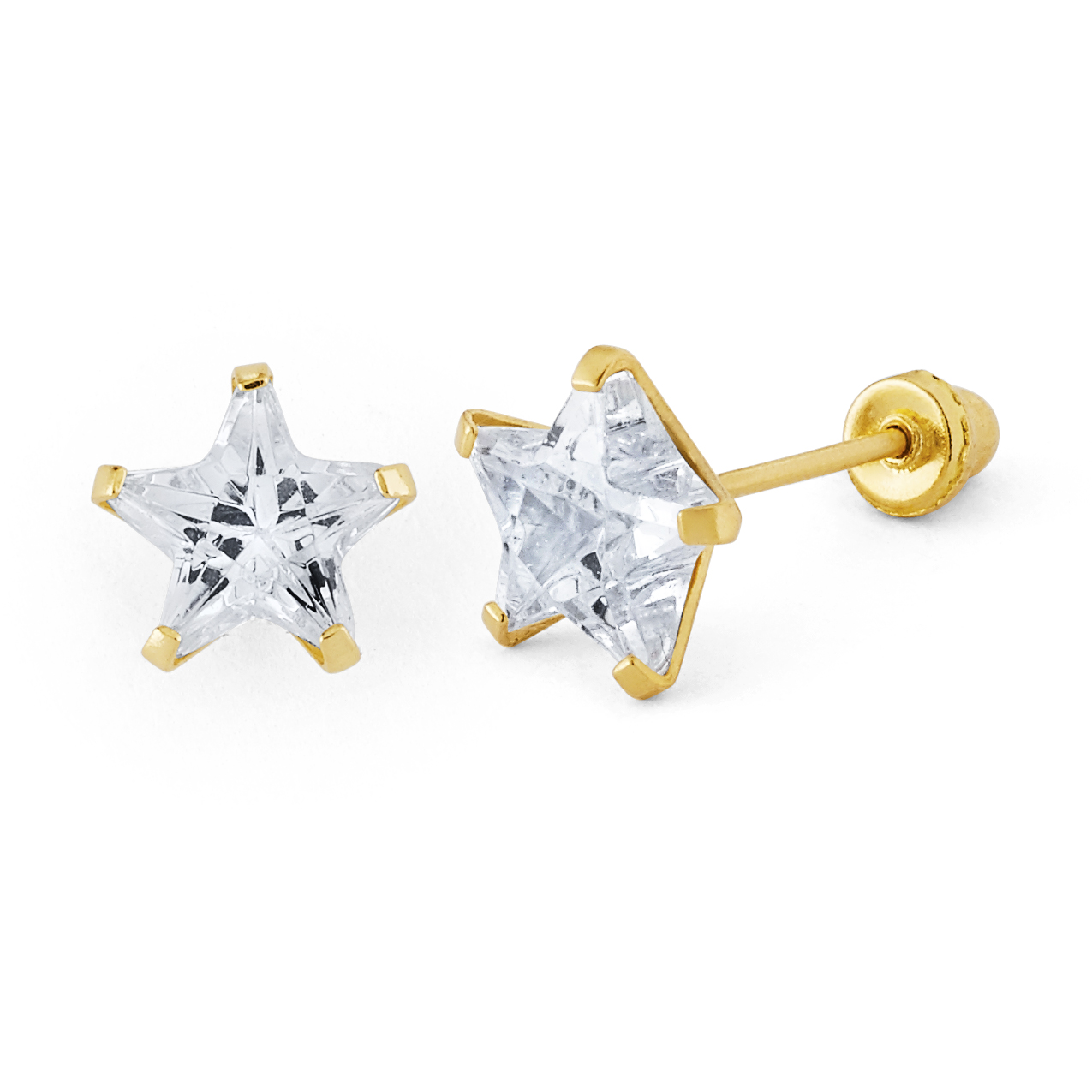 StarShaped CZ Stud