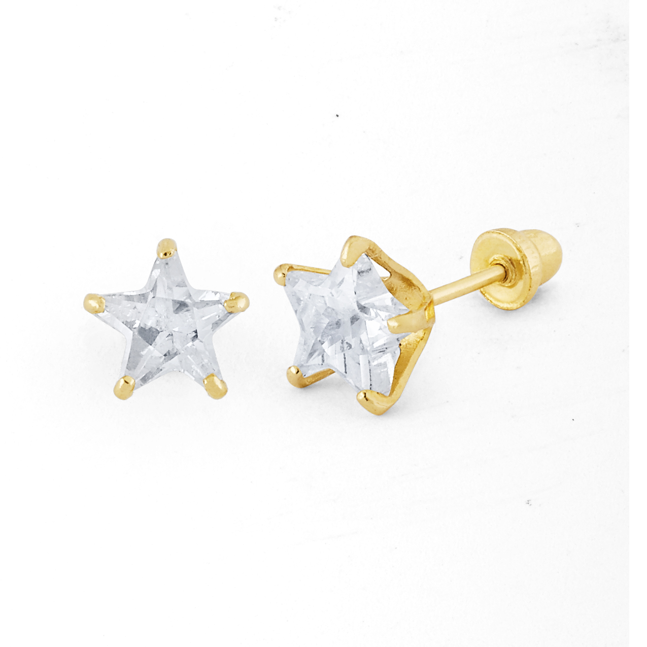 Large Starburst CZ Stud