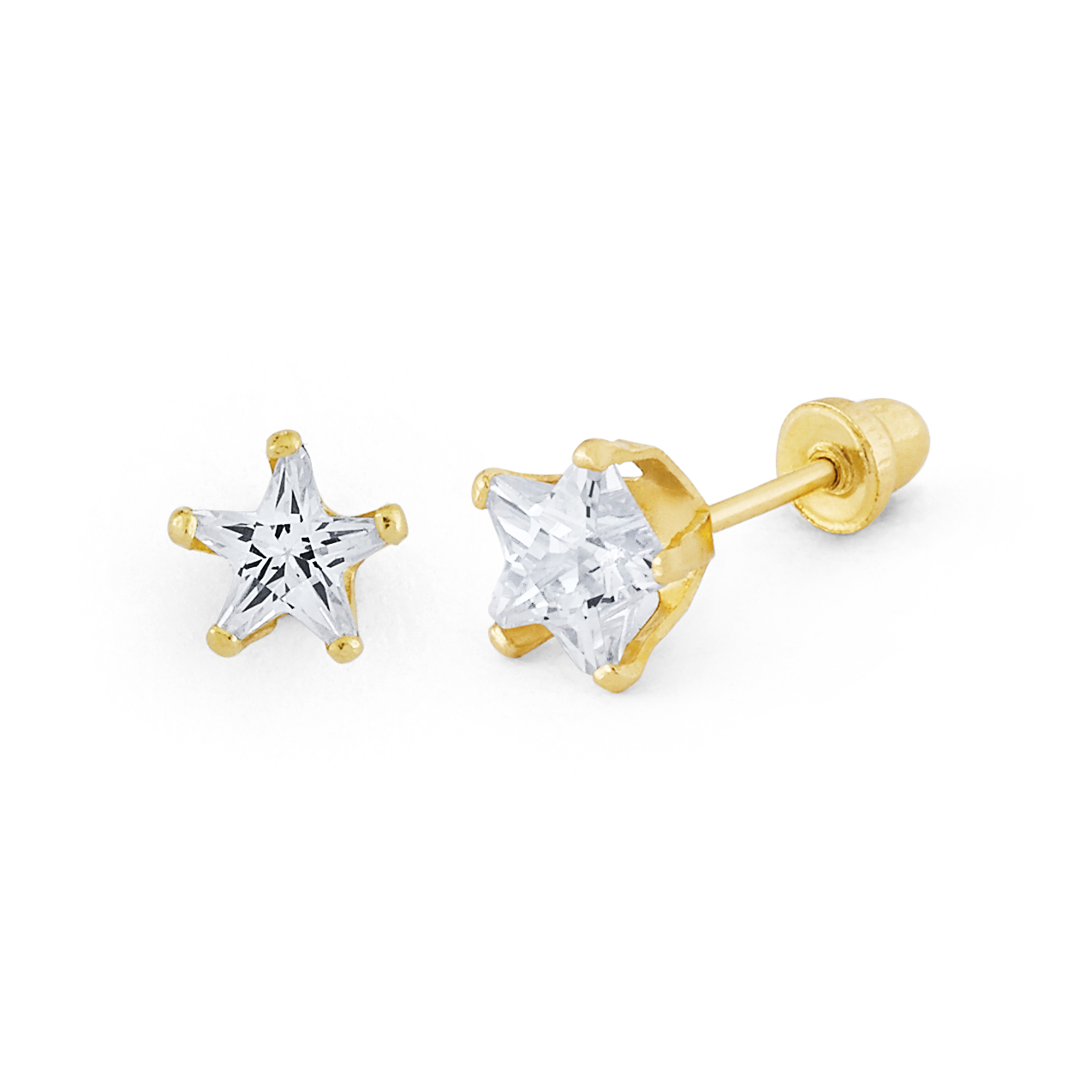 Medium Starburst CZ Stud