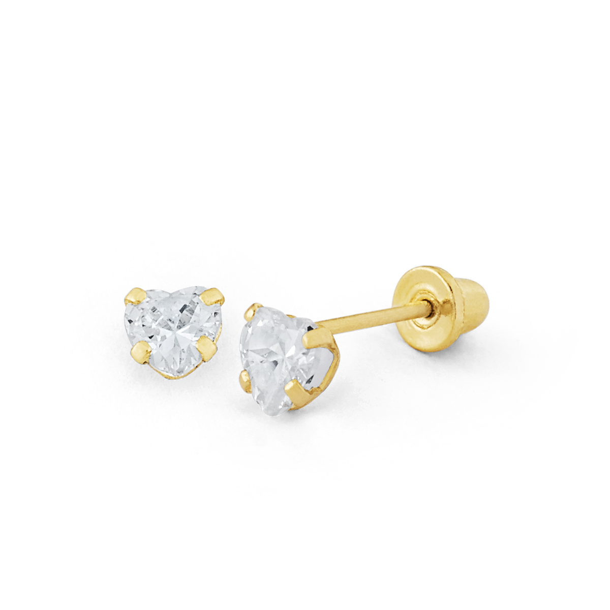 Trillioncut CZ Screwback Stud